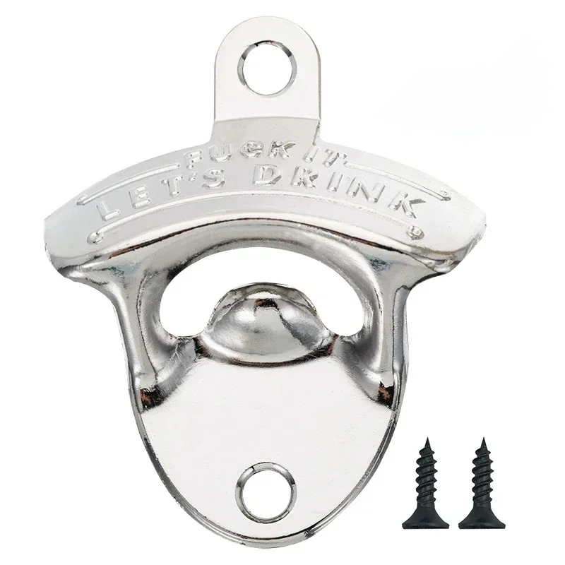 Bottle Opener 1pc Metal Bottle Opener Wall Mounted Vintage Retro Hanging Beer Opener BBQ Tools Bar Kitchen Accessories For Bar Pub BBQ