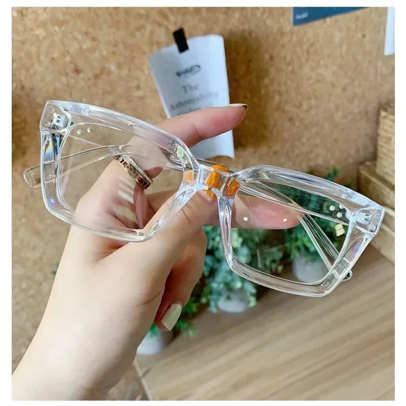 Reading Glasses 2025 Oversized Square Reading Glasses Men Women Portable Large Frame High-definition Presbyopia Eyeglasses Diopter 0~+ 3.5