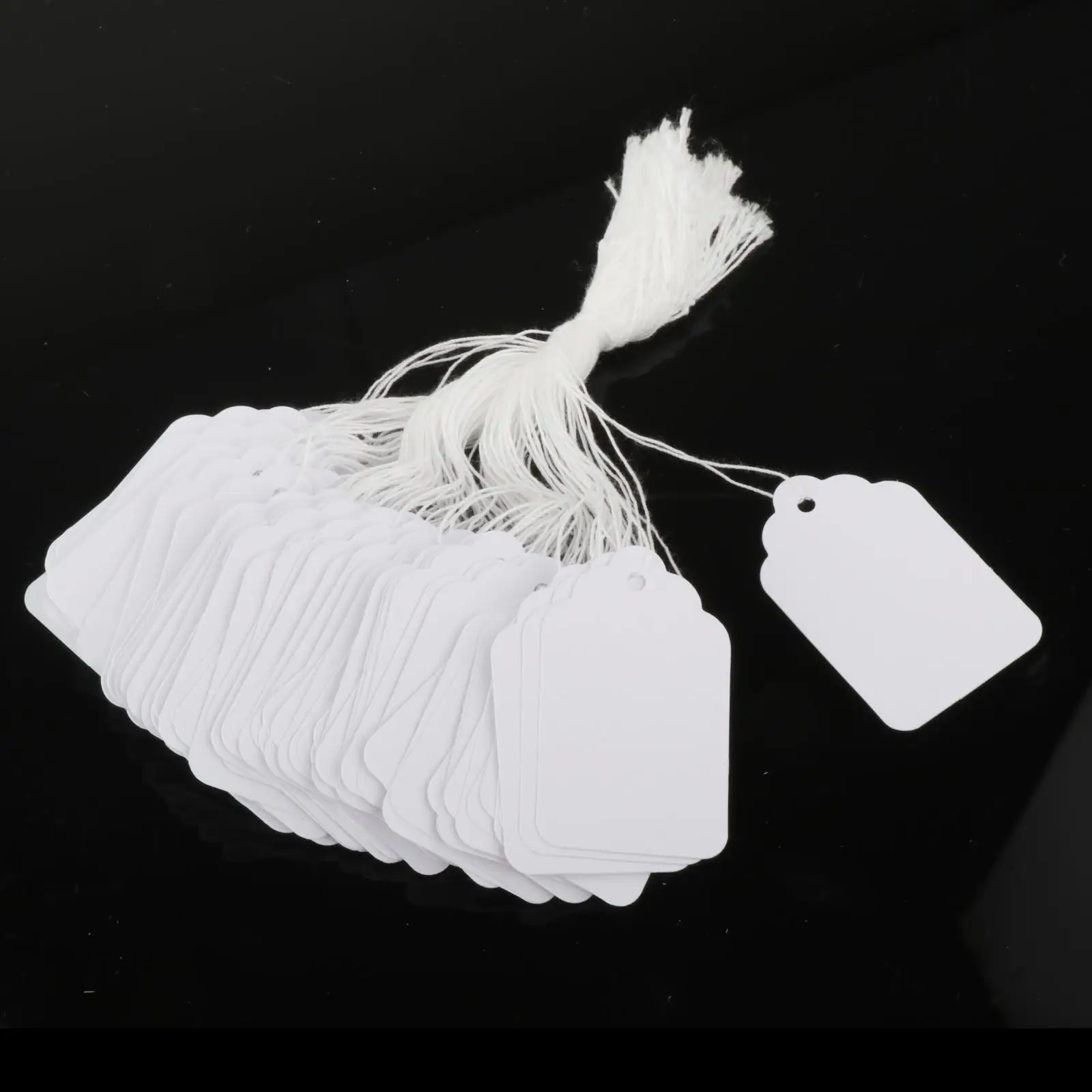 6 Etichette Regalo Nere Con Spago Argento E Nero – Set 3 Piccole (2.3x4.7 Cm) E 3 Grandi (3.2x6.5 Cm) Per Matrimonio, Compleanno, Natale