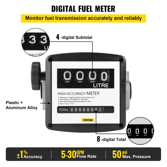 VEVOR Pompe de transfert de kérosène Diesel 40l / min 220V 155W 2800rpm  pompe à huile électrique