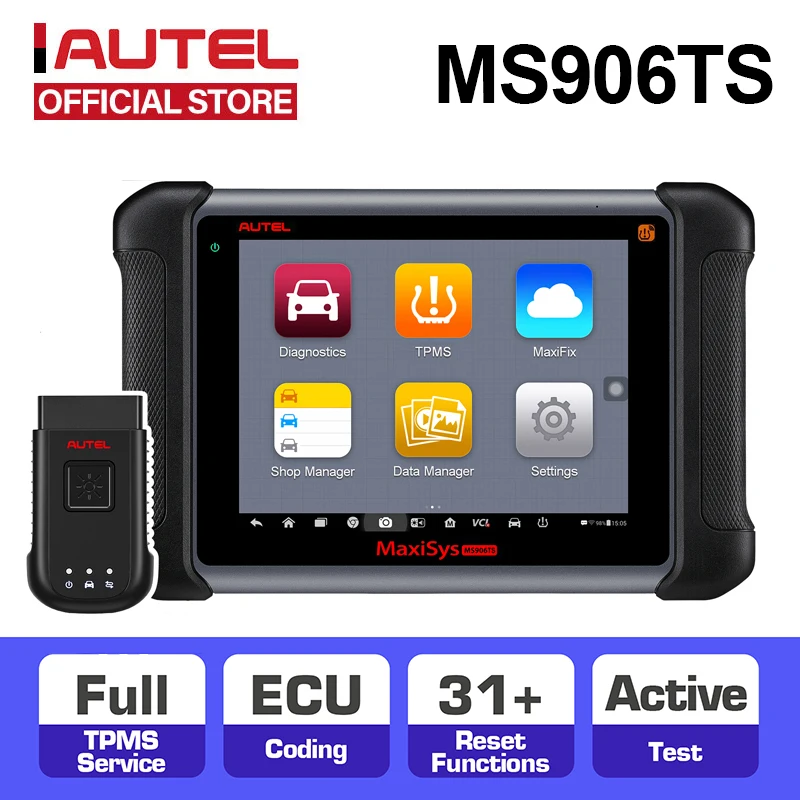 Autel MaxiSys MS906TS Scanner Support OE-Level Full-System Diagnosis & TPMS  Function