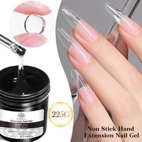 BORN PRETTY 225g Clear Non Stick Hand Solid Extension Nail Gel Polish Carving Flower Nail Art Building UV Gel Acrylic Varnish 2