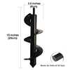 Garden Auger Spiral Drill Bit Flower Planter Bulb Shaft Auger Yard Gardening Earth Drill Planting Hole Digger Tool 6