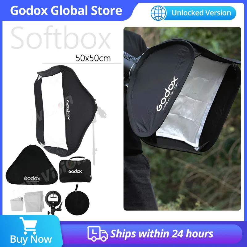 Godox 소프트 박스 디퓨저 및 S형 브래킷, 보웬스 거치대, 스튜디오 포토 스..