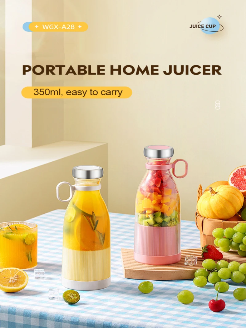 Home Portable Rechargeable Juicer for Juicing Fruit and Vegetables