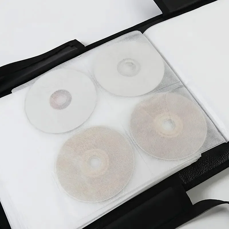 CD DVD Storage Case 400 Capacity Heavy Duty Zipper Protective Movie Media Storage Organizer Binder Wallet For Car Home Office