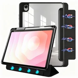 Enhanced Tablet Cover with Pencil Holder and Magnetic Detachment, Fits Various 11 - Inch Devices for Tab S11 11 inch (Black)