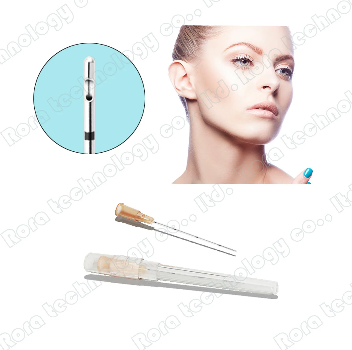 High quality Korean Fine blunt needle Intubation Blunt tip intubation needle for filling hyaluronic acid