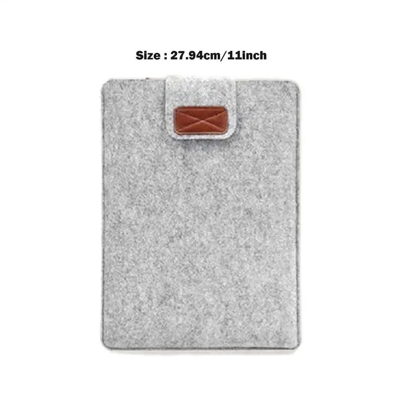 For IPad Pro Laptop Sleeve Bag Soft Felt Portable Laptop Pouch Envelope Design Laptop Sleeves Protection For Daily Use Commuting