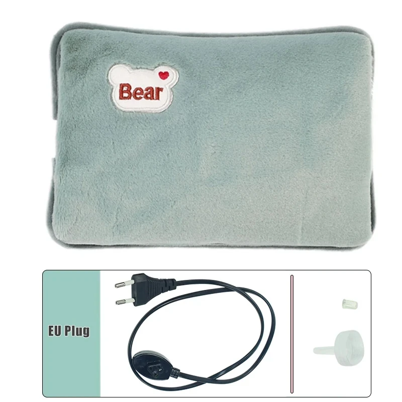 Plush Rechargeable Electric Heating Bag - Winter Warmth Hand Pocket