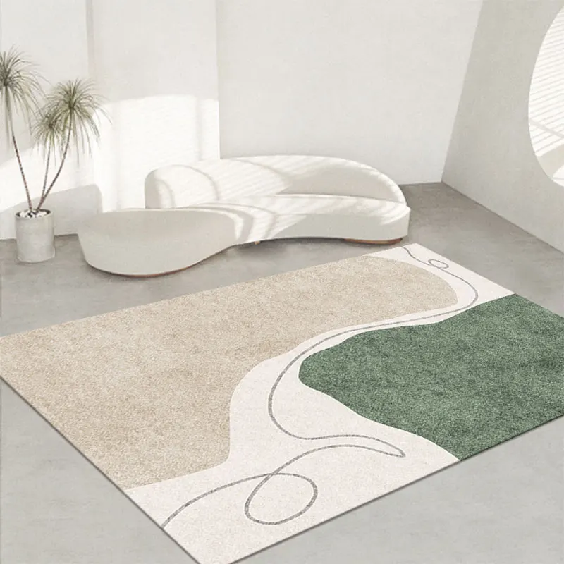 

Nordic Modern Minimalist Plain Living Room Carpets Bedroom Coffee Table Sofa Decorative Rug Large Area Home Carpet Customization