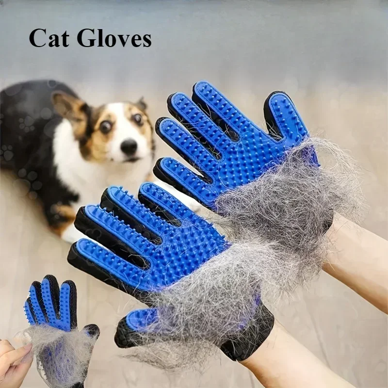 Cat Wool Glove Removes Hairs Dog Grooming Equipment Clean and Remove Hair for Dogs Can Bathe Comb Combing Supplies Pet Products