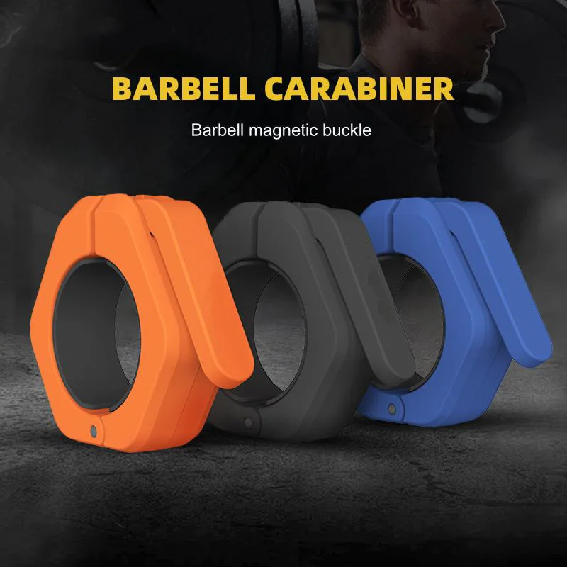Barbell Clamps Quick-release Clamps Anti-slip Grips Safe Weightlifting Training