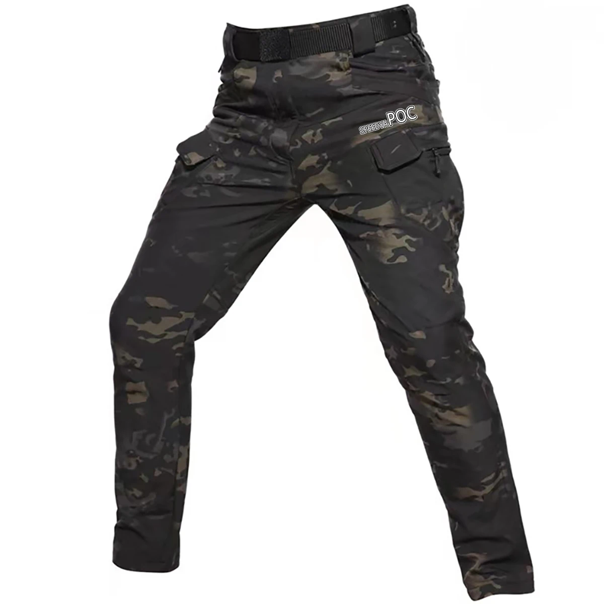 SPEEDYAPOC Mountain Bike Cycling Trousers Multi-Pocket Bicycle Motocross Long Pants Road MTB Clothing Pantaloni Mtb Enduro Pants