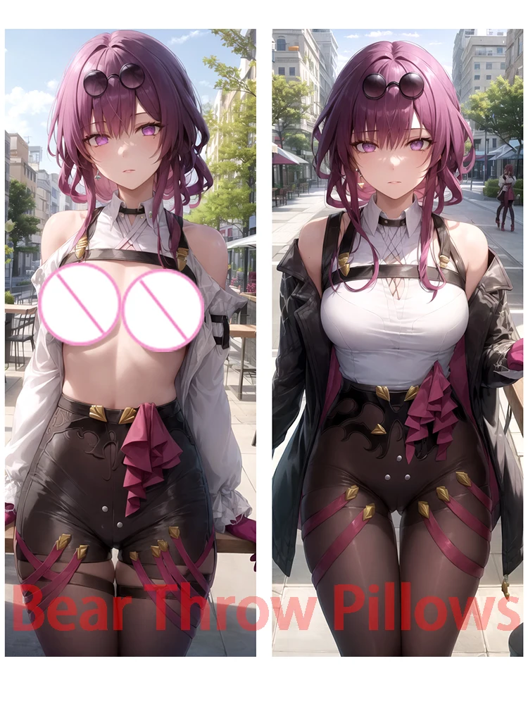 

Dakimakura anime дакимакура Аниме иллюстрация дакимакура ИИ Кафка хонкай двусторонняя печать наволочка для тела в натуральную величину Рождественское украшение подарок