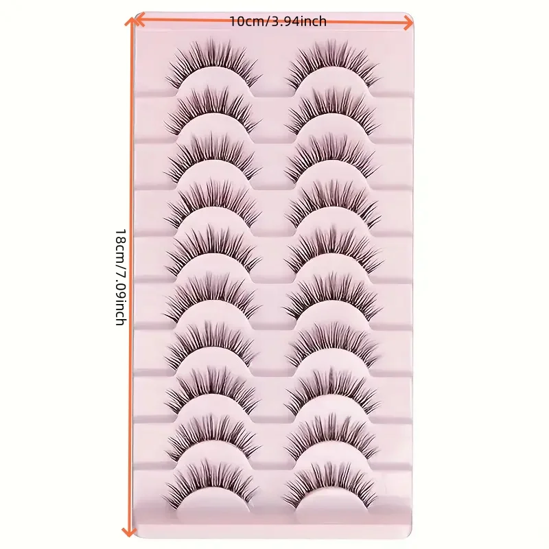 رموش اصطناعية ثلاثية الأبعاد ، مظهر طبيعي ، رموش ن...