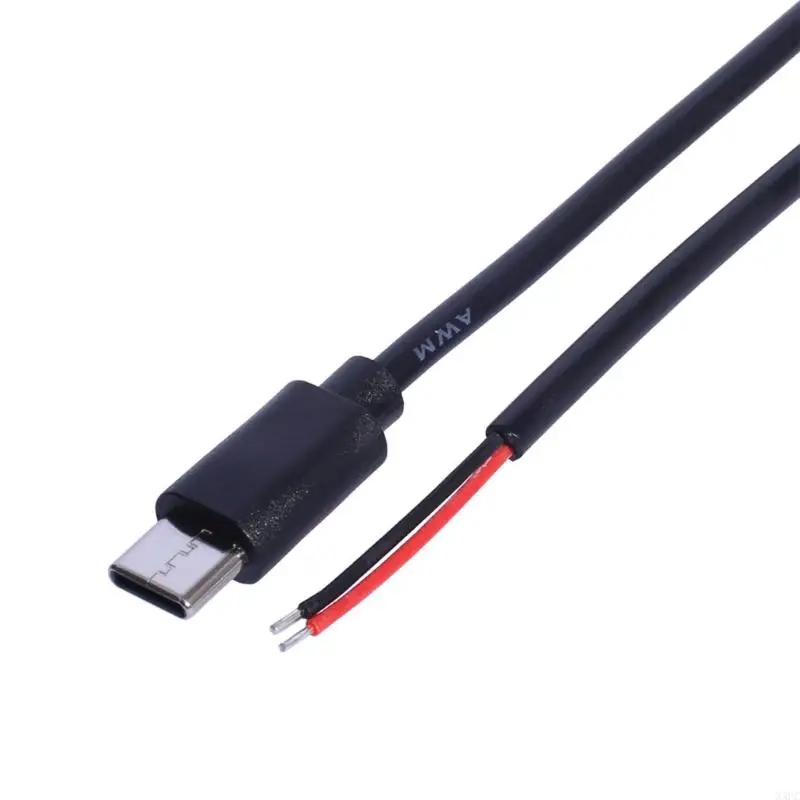 XXUC USB C to 2Pin Open End Pigtail Cable 30CM for Charging Compatible Devices Like Smartphones Tablets and More