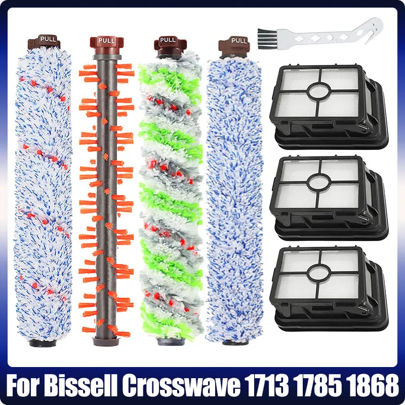 Hepa Filter Main Roller Brush Bar for Bissell Crosswave Vacuum Cleaner