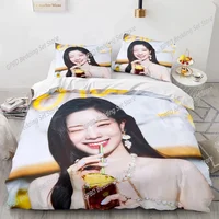 3D Print Kpop Girl Group Twice Nayeon Bedding Set Duvet Cover Bed Set Quilt Cover Pillowcase Comforter king Queen Size Boy Adult 2