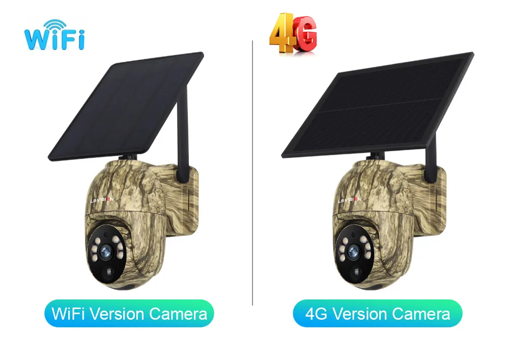 LS VISION 4MP Wireless Hunting Solar Camera Human/Animal Detection Ubox WiFi/4G