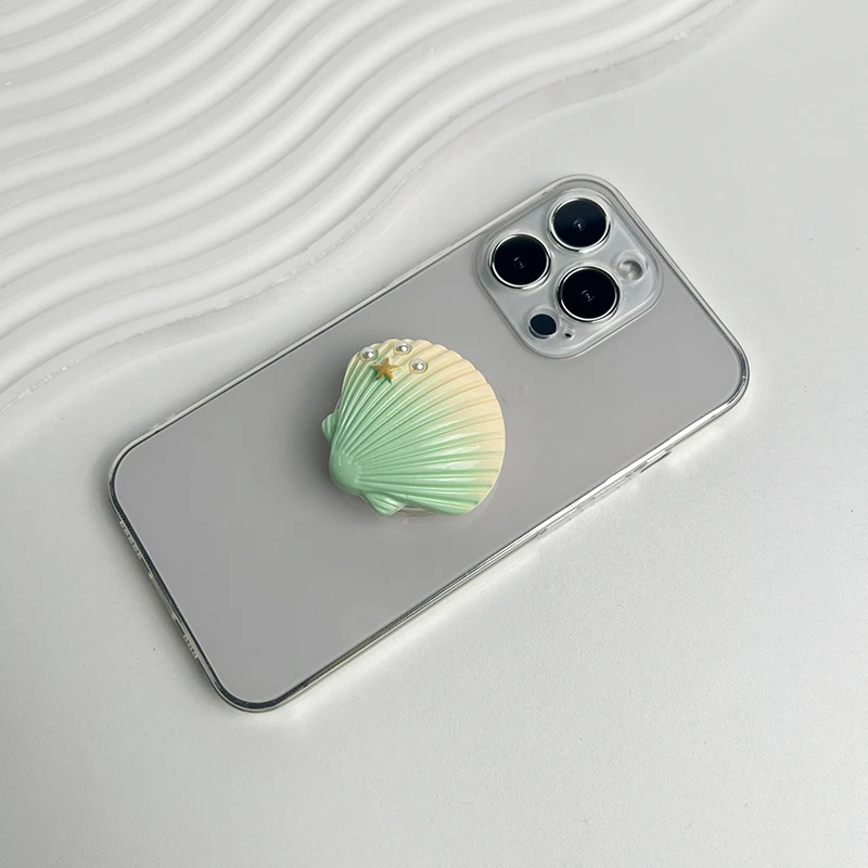 Ergonomic Foldable Resin Phone Stand and Grip Holder