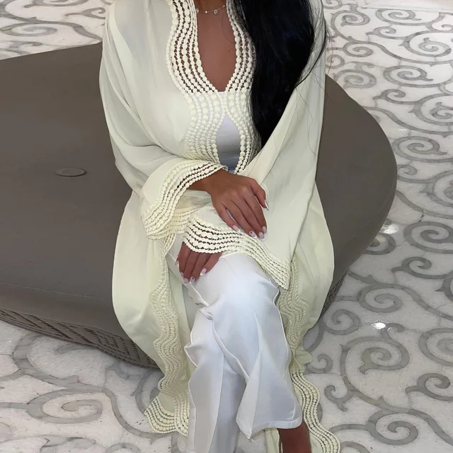 Vêtements musulmans pour femmes de Dubaï, robe Abaya ouverte, Kaftan turc, Jalabiya, Kimono islamique, Cardigan, Caftan marocain, Robe pour femme