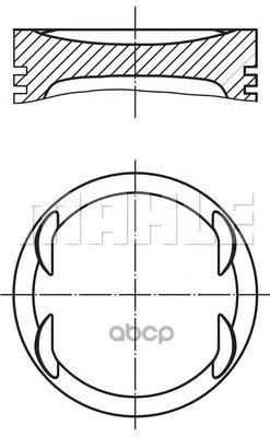 012 19 00_поршень! D73.4x1.2x1.2x2 Std\ Opel Astra/Corsa/Meriva 1.4 Xep Euro4 01 Mahle/Knecht арт. 00 | Автомобили и