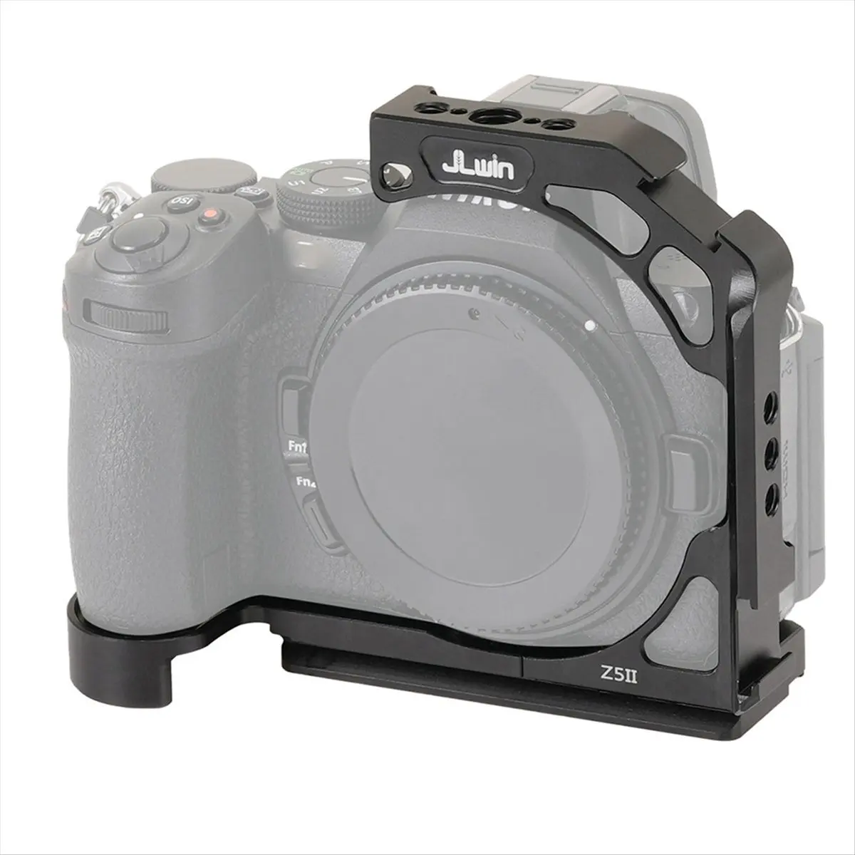 N05R JLWIN Nikon Z5 II 카메라 액세서리 마운트용 하프 카메라 케이지 향상된 사진 비디오 촬영 카메라 액세서리
