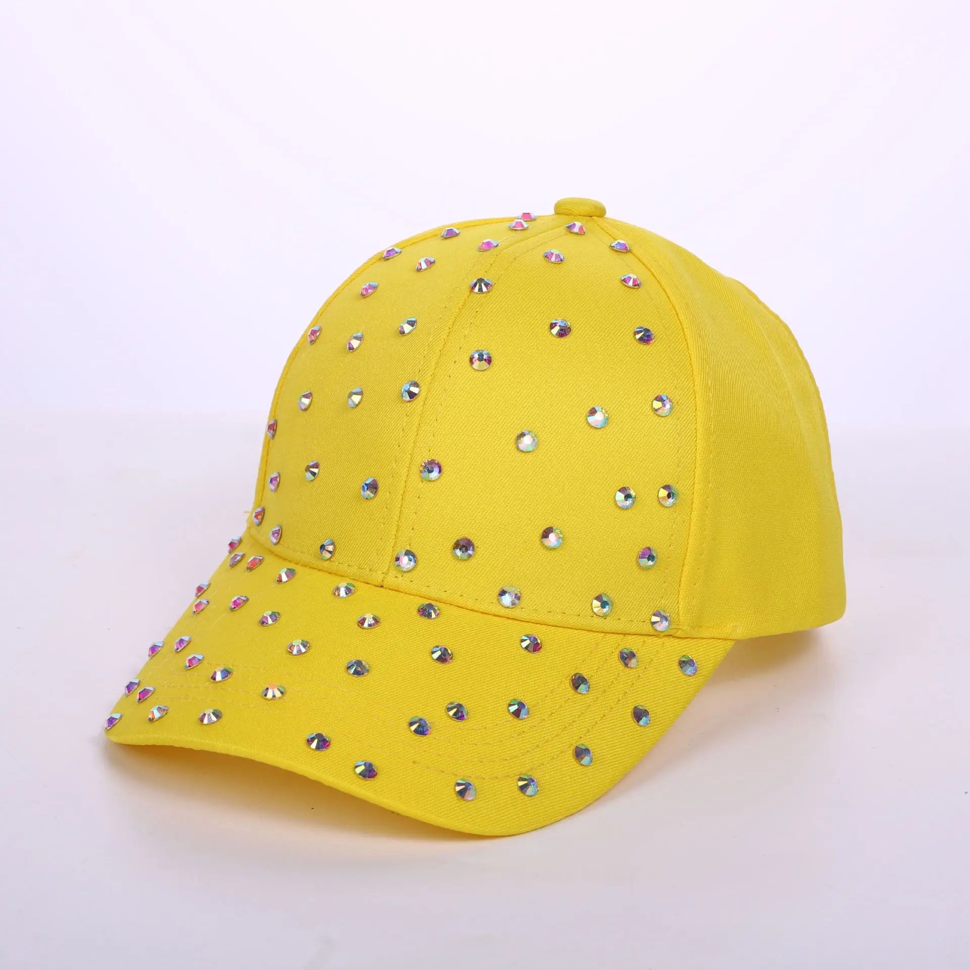 

Summer Women's Casual Breathable Baseball Cap With Rhinestone