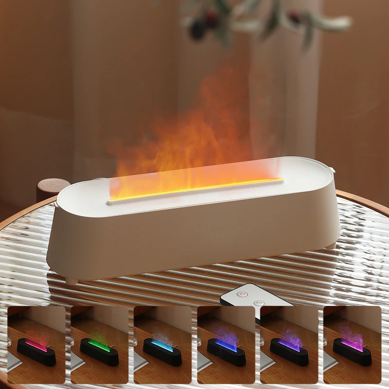 Colorful flame aromatherapy machine automatic spray incense mute flame humidifier home desktop small fragrance machine