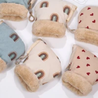 Windproof Infant Stroller Gloves Children's Outdoor Sports Mittens Cartoon Printed Hands Warmer Scooter Accessory for Winter 3