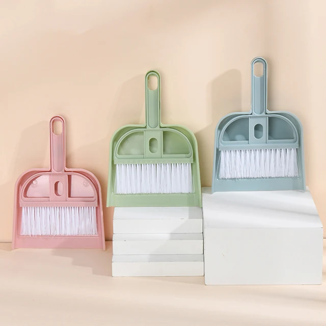 Mini Small Broom Set, Hamster Cleaning Tools, Broom Dustpan Set  Cleaning Shovel for Pet Cage Guinea Pig Toilet Rabbit Bedpan 3