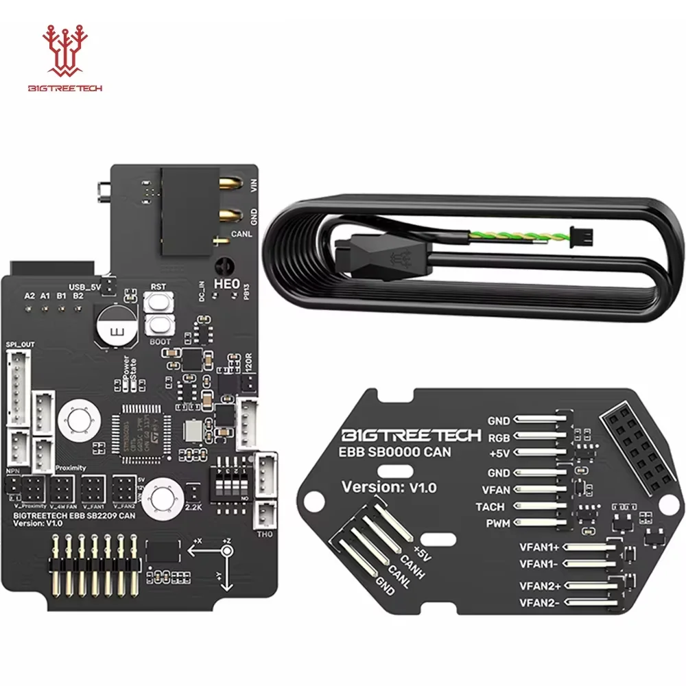 BIGTREETECH EBB SB2209 CAN/USB-Board für Klipper Voron StealthBurner KNOMI Octopus Pro Raspberry Pi Canbus HeadTool PT1000