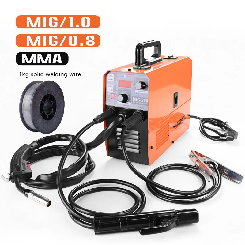 MIG-200 Airless Two-protection welding machine MIG/MMA/TIG Integrated Three-purpose multi-function Electric welding machine 2