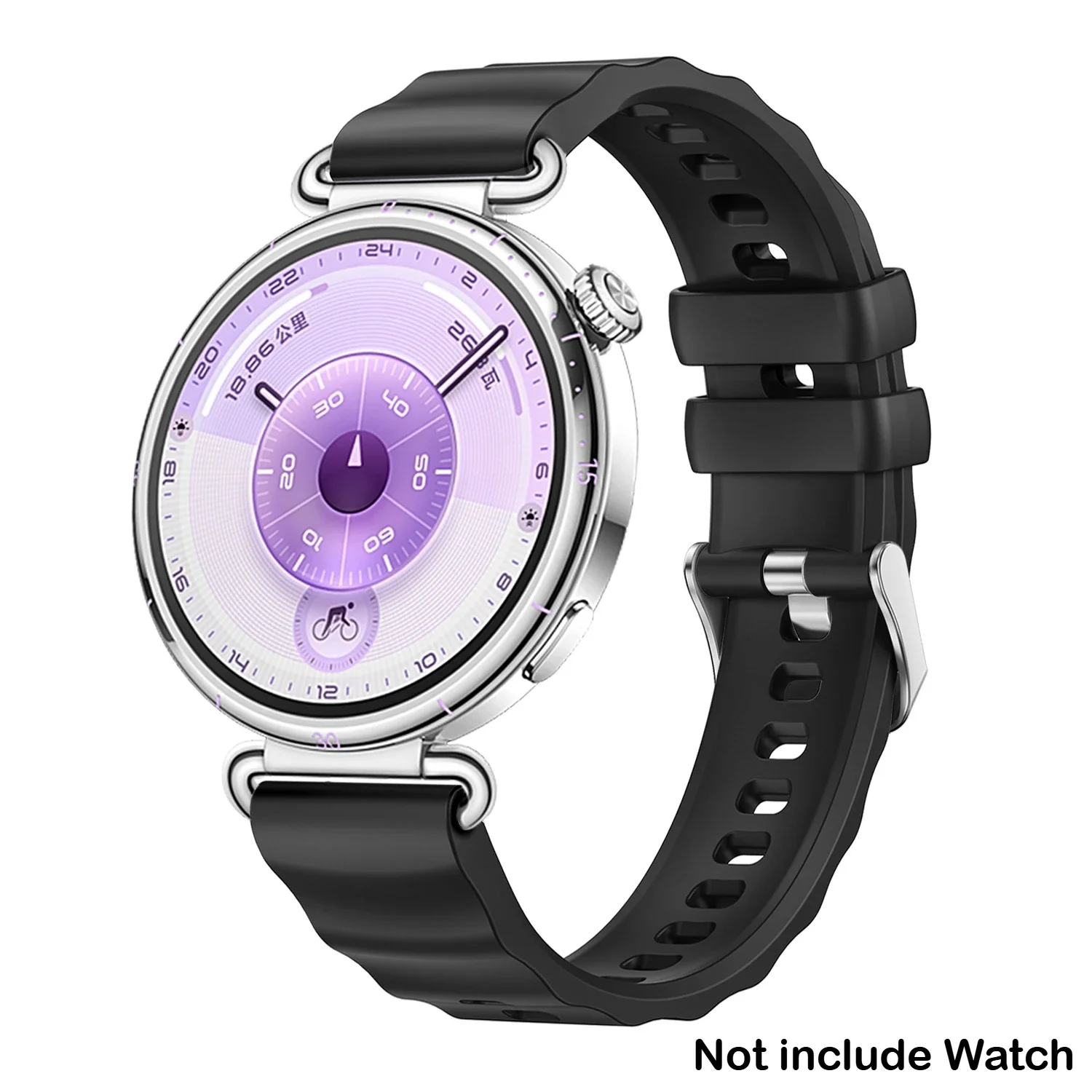 18mm Silicone Soft Sport Watchband Bracelet