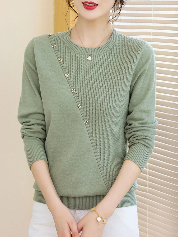 売れ筋商品|||ビーヤング ニット&セーター レディース アウター BYNOMI - Jumper - side melange ニット セーター ロング[品番：HHHW0004461]｜HUG.U（ハグユー