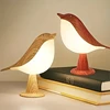 LED Night Light 3 Colors Touch Switch Bedside Light Dimmable Bird Lamps Lasting and Durable Protection Eye Warm Home Decorations 1