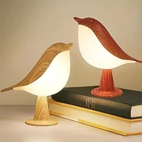LED Night Light 3 Colors Touch Switch Bedside Light Dimmable Bird Lamps Lasting and Durable Protection Eye Warm Home Decorations 1