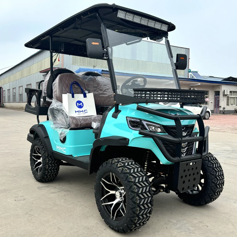 CE Approved Lithium Battery Cheap Club Golf Car Adults Scooter Solar Panels 5000W motor 4 Seat Electric Golf Cart