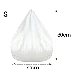 Luxurious Large Bean Bag Lounger Cover - Plush, Comfortable & Stylish Passive Seating Solution - 1Pcs (Liner 70x80cm)
