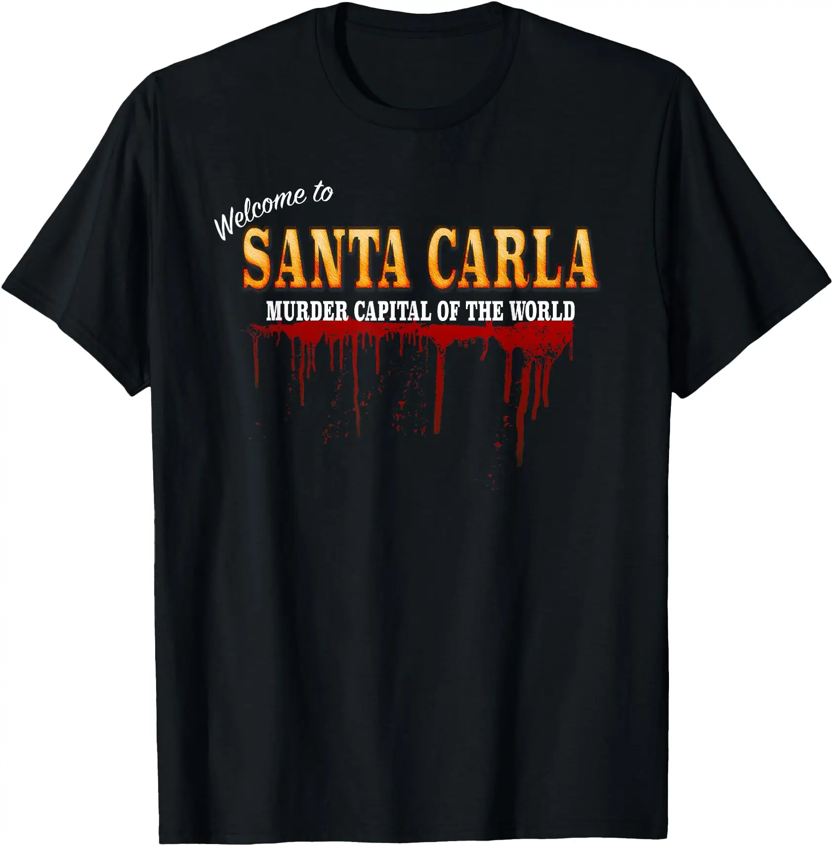 The Lost Boys David Vampire Grafik-T-Shirts Welcome To Santa Carla Gruselige Halloween-Oberteile Horrorfilm große Herrenbekleidung