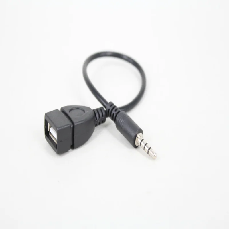

Кабель со штекером 3,5 мм и разъемом AUX для USB типа A