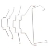 Hot 8cm/9cm/12cm AVC Four Heat Pipe Fan Buckle Heat Pipe Fan Buckle Elastic Steel CPU Fan Hook Bracket 12cm Notebook stand New 3