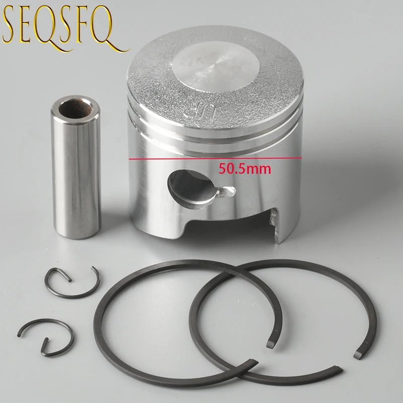 

3B2-00004-0 Piston Assy +0.5 For Tohatsu Outboard Motor 8-9.8HP 50.5mm 3B2-00004-1 3B2-00004 3B200004 Boat Engine Parts