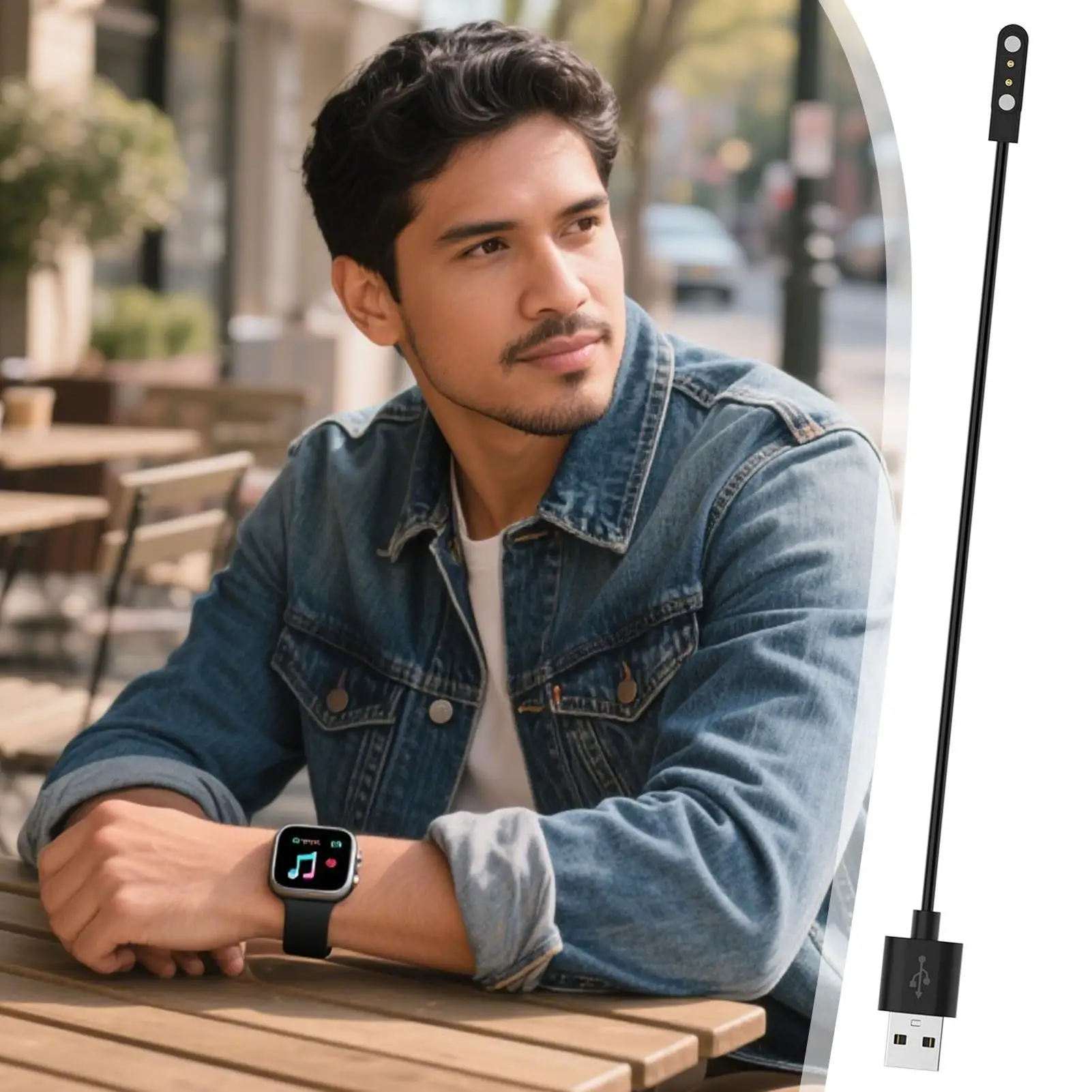 Smart Watch Charger Magnetic Smart Watch Charging Cable Portable Smartwatch Charging Device For Busy Professionals Tech Savvy