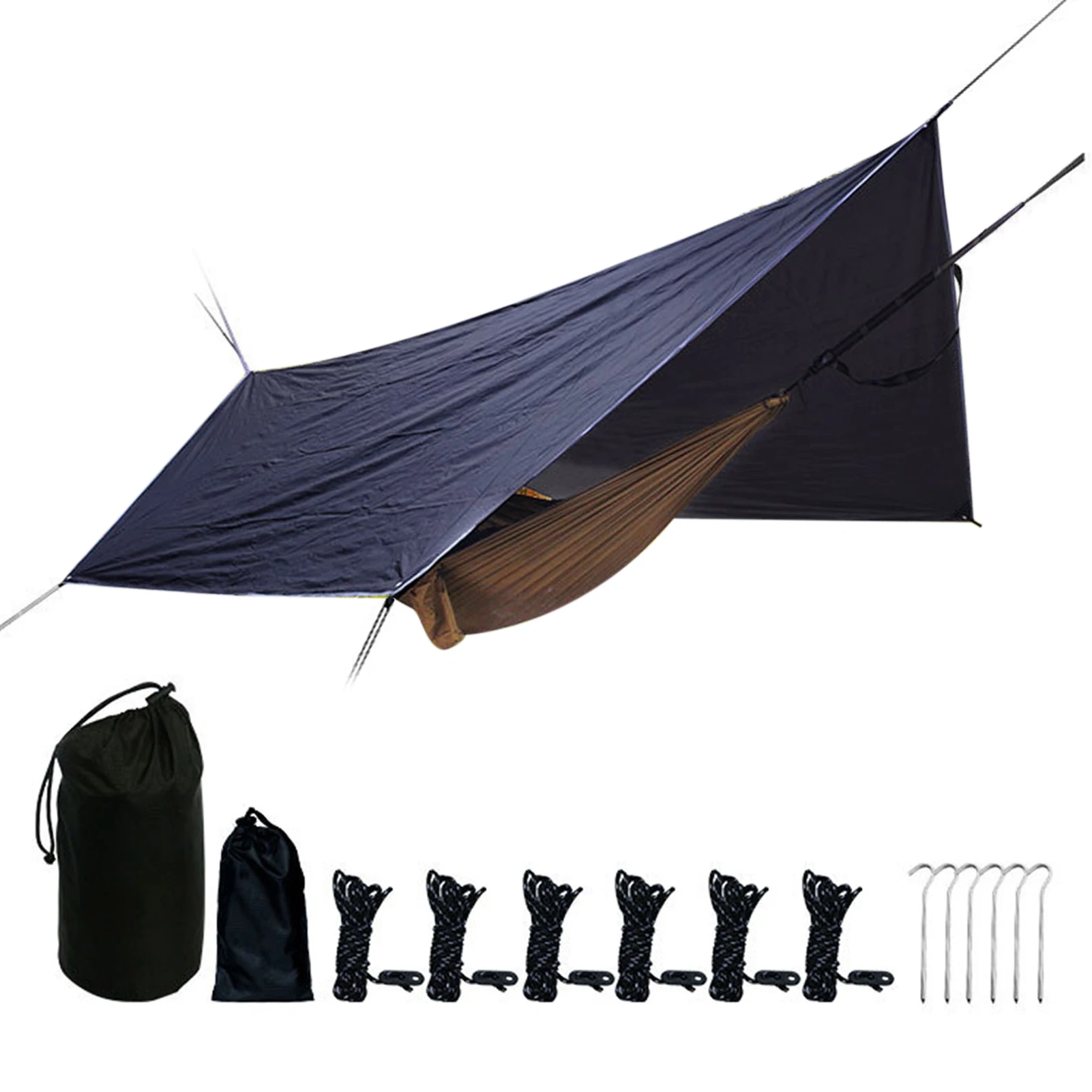 Hammock Camping Tarp Portable And Lightweight Waterproof Shelter For