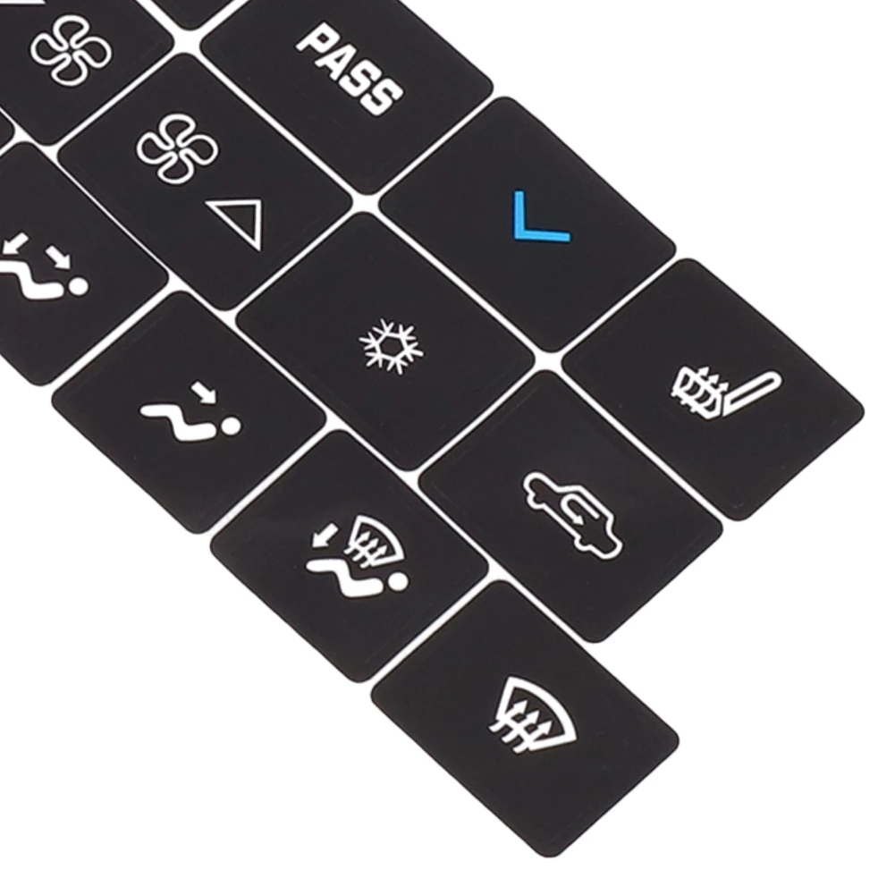 

Interior Sticker 1pc A/C Black Button Climate Control Decal Sticker For Buick Lacrosse 2005-2009 High Grade Vinyl High Quality
