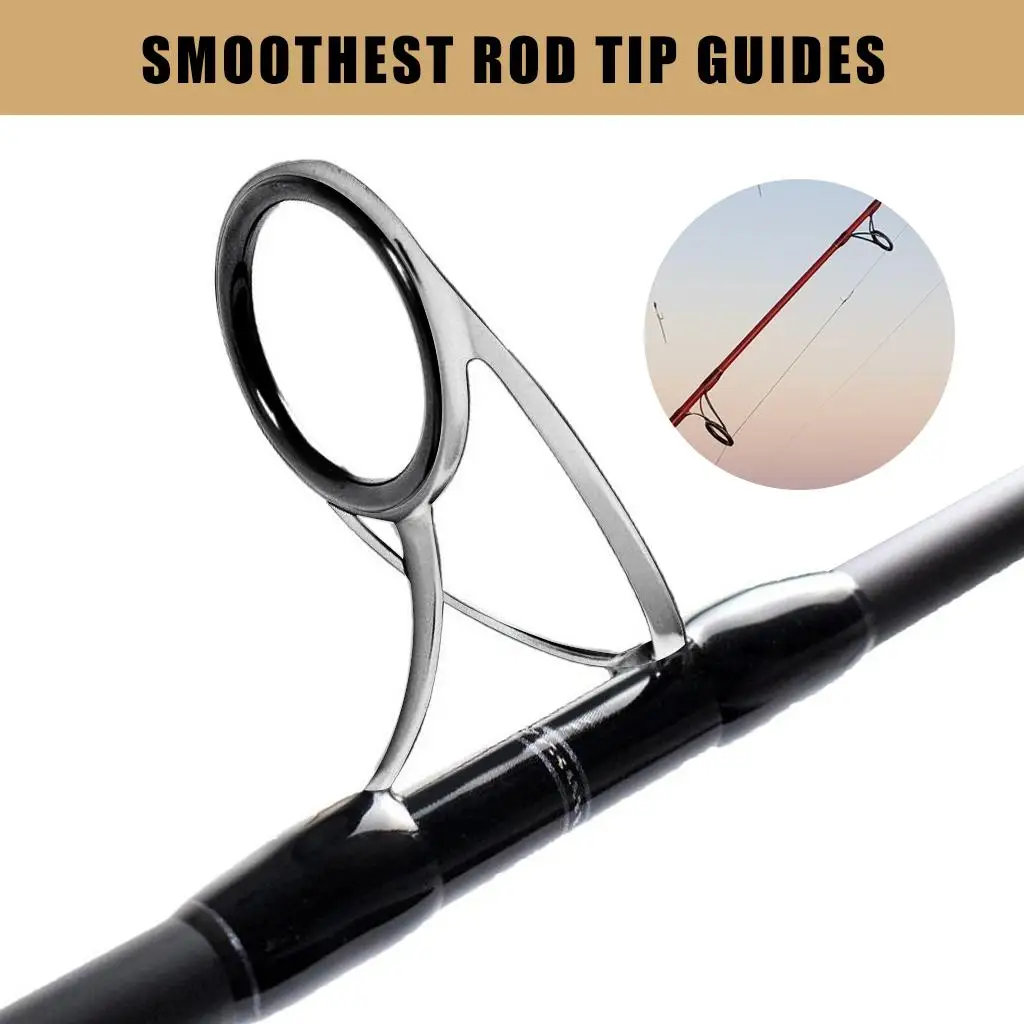11 Pieces Fly Fishing Rod Guide Set Building Wrapping 9FT 4-6WT Hard Snake Guide Tip Hook DIY Eye Rings Different Size 11 Pieces Fly Fishing Rod Guide Set Building Wrapping 9FT 4-6WT Hard Snake Guide Tip Hook DIY Eye Rings Different Size