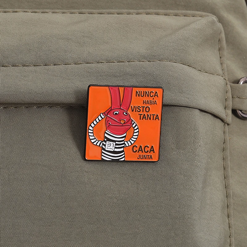 Humor Comedy Movies Character Enamel Pins Brooch Cartoon Red Eared Animals Badge Backpack Lapel Pin Accessories Gift for Friends Image 9