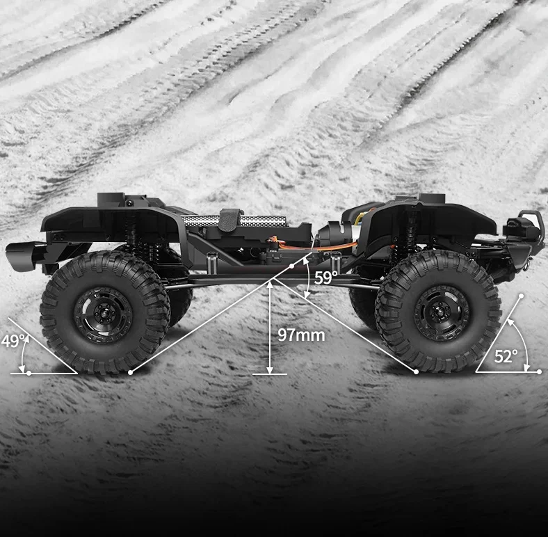Hot 1:10 Rc Model Car Huangbo R1001 Horse Full Scale Remote Control Simulation Off-Road Large Size Climbing Toy Car Xmas Gifts 6